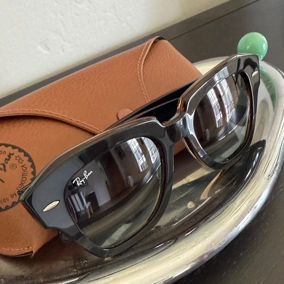 Ray-Ban State Street Classic Black Sunglasses - Picture 2 of 5